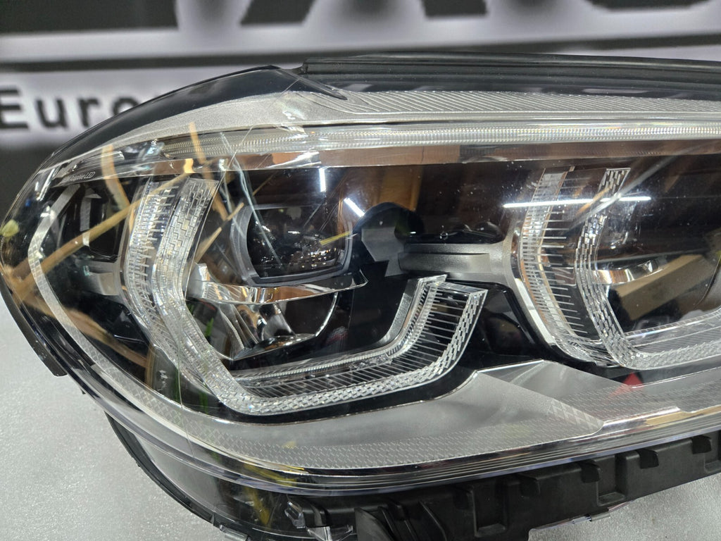 2018-21 BMW X3 X4 G01 G02 Adaptive LED Headlight Passenger Complete OEM 8739658