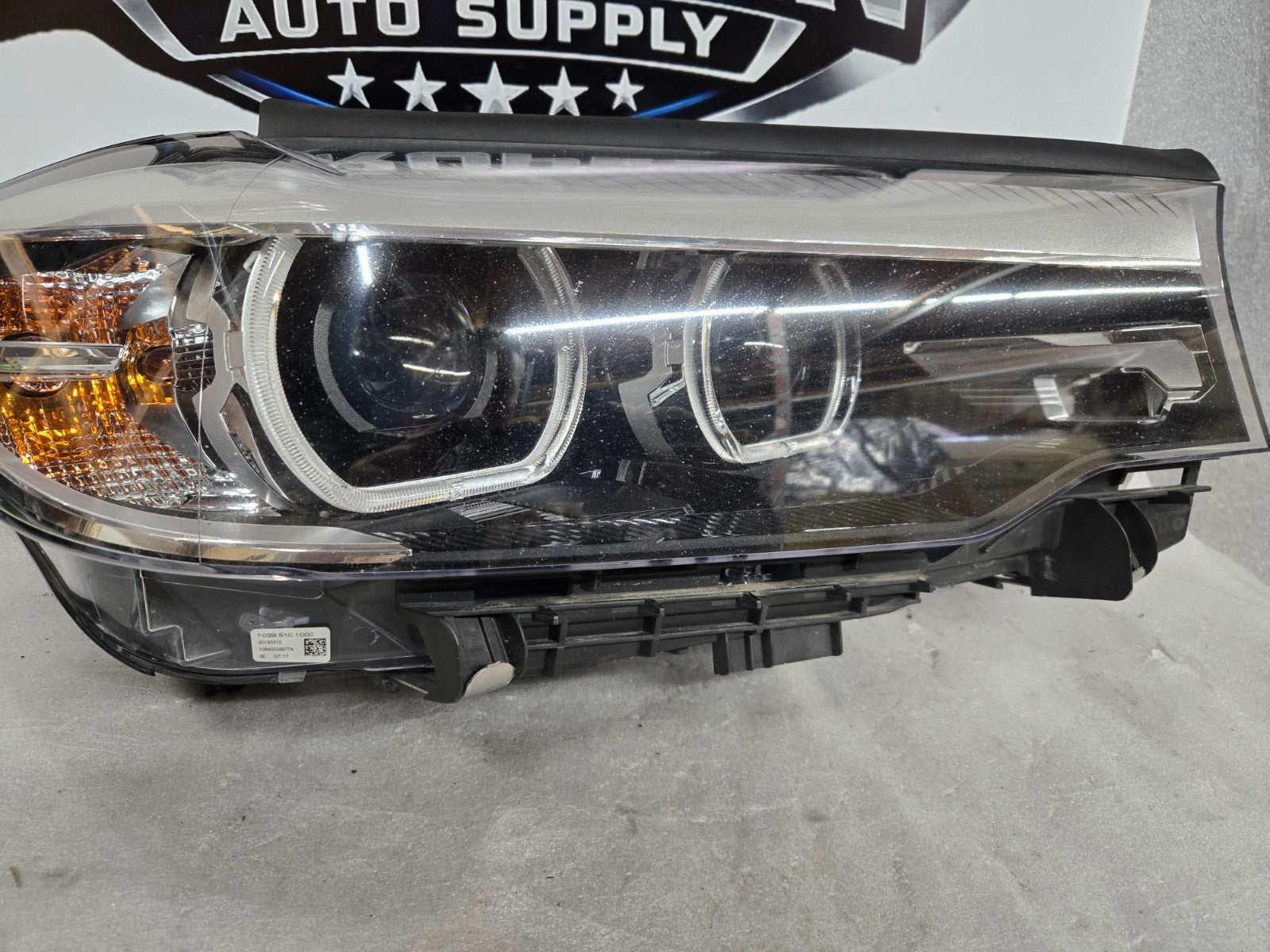 2017-2020 BMW 5-SERIES 530i 540i G30 RIGHT RH LED HEADLIGHT OEM COMPLETE 8499120