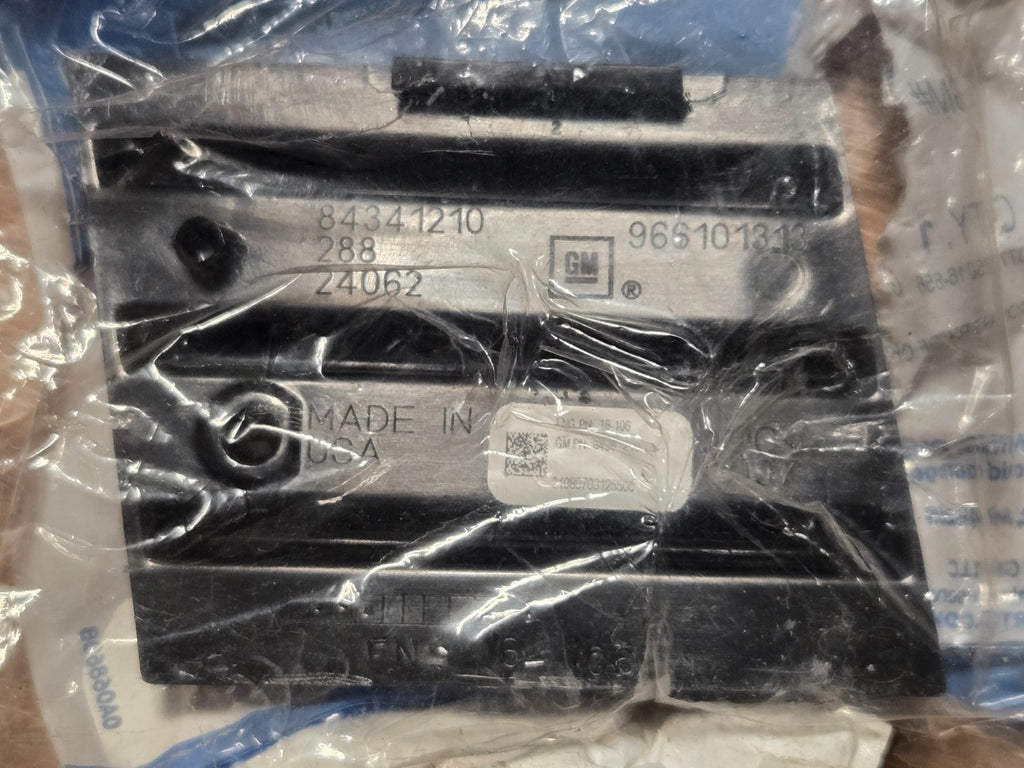 Genuine GM Black Front Bumper Fascia Tow Eye Access Hole Cover 84341210 OEM NEW