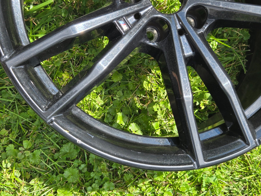 2019-2024 BMW 330XI G20 19X8 5 LUG WHEEL BLACK RIM 8089892 OEM 8090094BLA