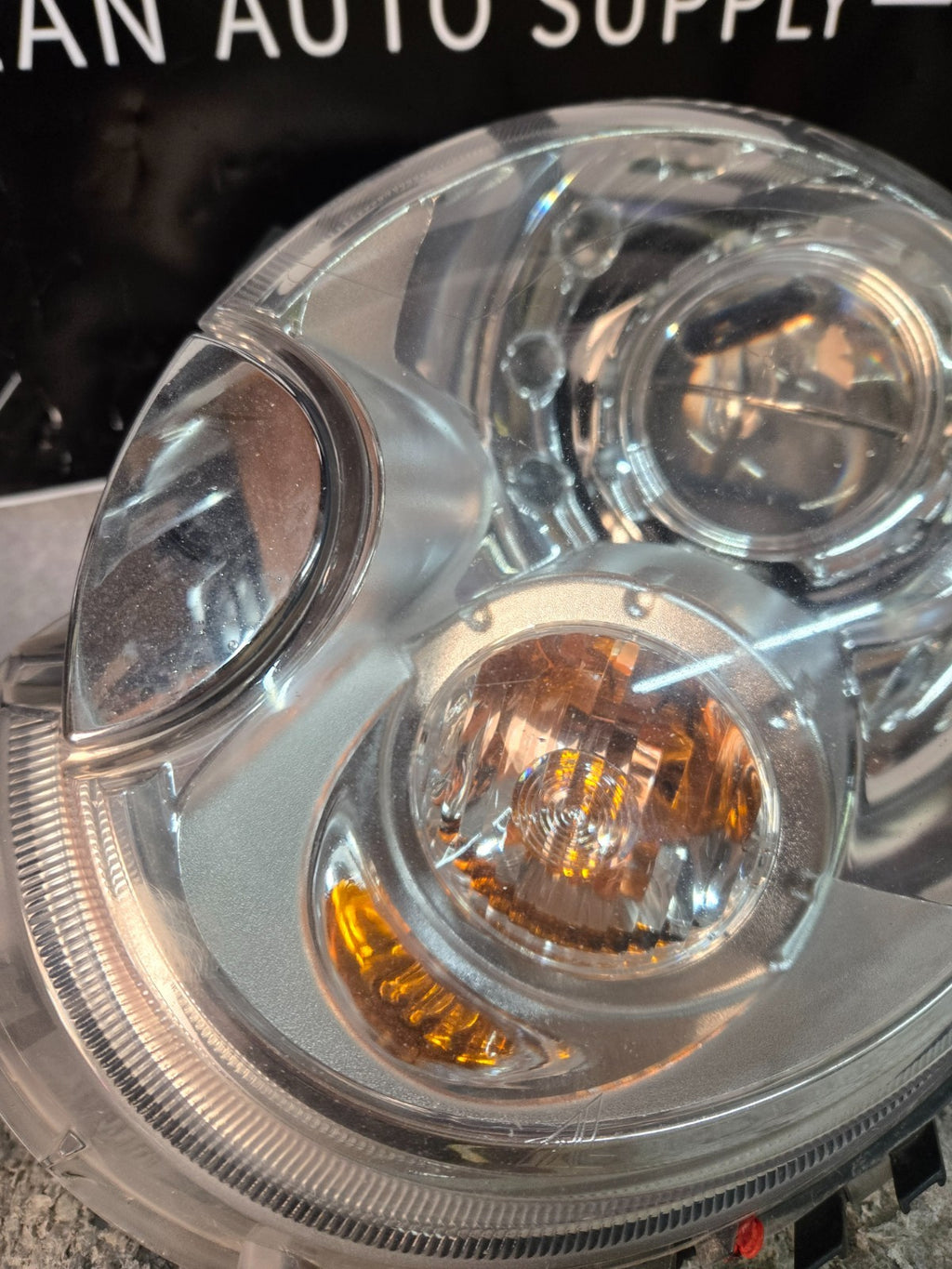 2007-2015 Mini Cooper Xenon HID Headlight LH Left Driver Chrome OEM LE05F6141