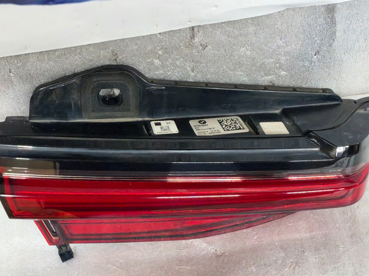 20-22 BMW 7 G11 G12 740 750 M760 ALPINA B7 TAIL LIGHT TRUNK LID DRIVER LEFT OEM