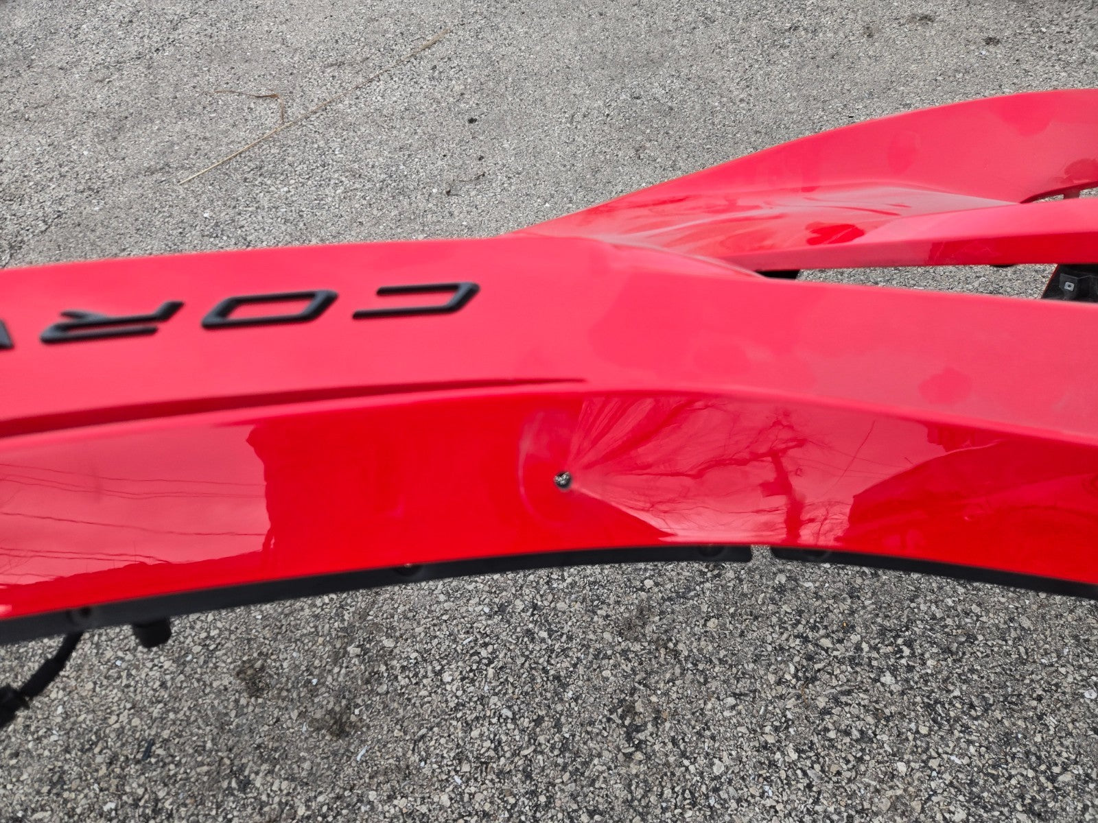 2020- 2024 CHEVROLET CORVETTE C8 REAR BUMPER COVER w/ HARNESS OEM