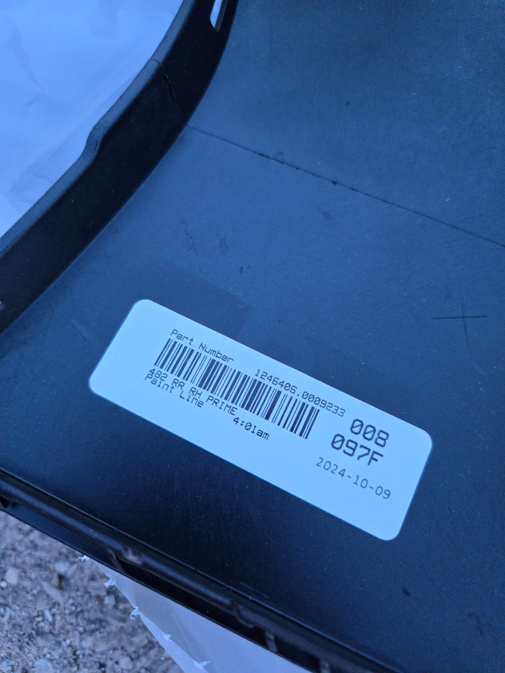 2020-2024 Ford Escape Rear Right Passenger Bumper Cap Extension OEM LJ6B-17A894