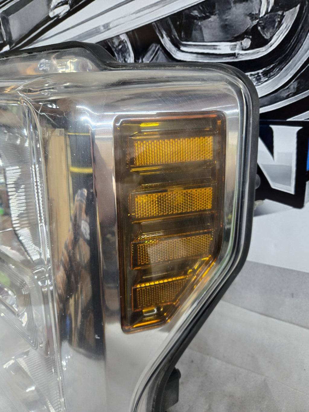 2017 2018 2019 Ford F250 F350 Left Driver Halogen OEM Headlight JC3B-13006-AC