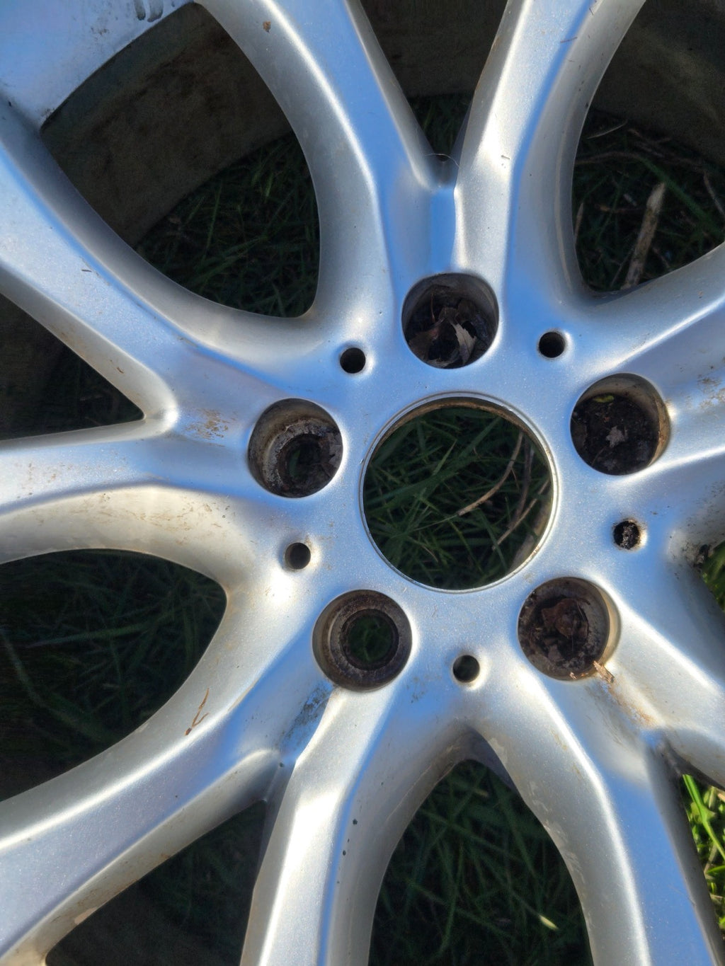 2013-2018 BMW X5 Wheel Rim Alloy 19"X9'' 5 Spoke V Wide Spoke OEM 6853953