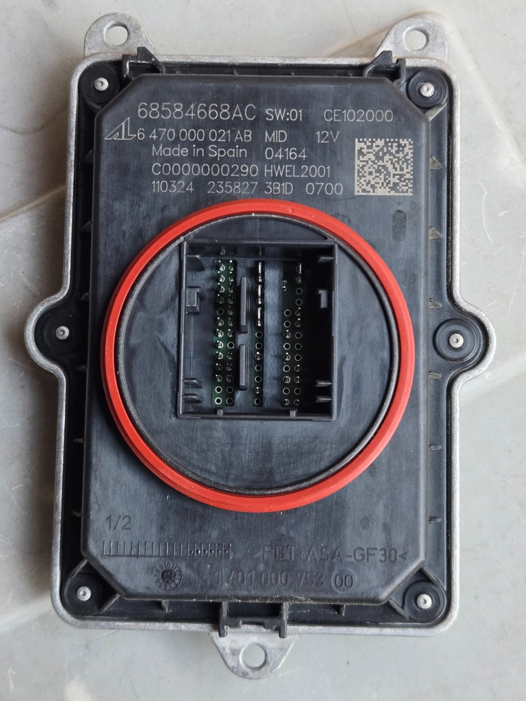 2022 2023 2024 Jeep Grand Cherokee LED Headlight Module Ballast 68584668AC OEM