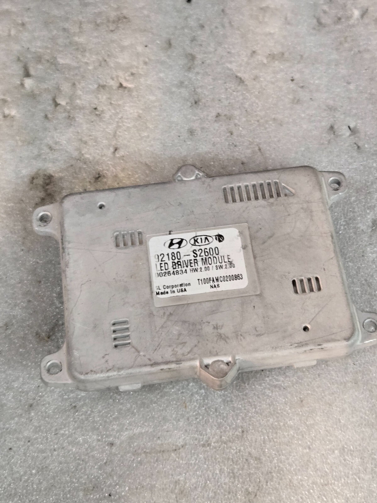 2021 2022 2023 Hyundai Santa FE headlight LED Control Module 92180-S2600 OEM