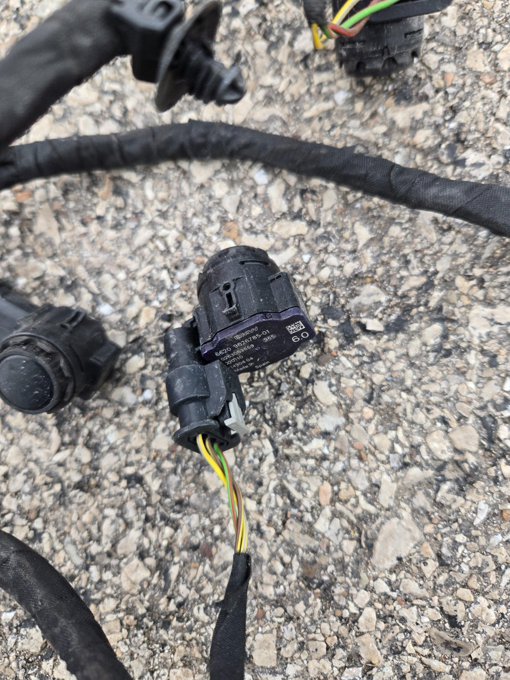 2019-2022 BMW X5 G05 Front Bumper Parking Sensor Harness 8736618 8736616 OEM