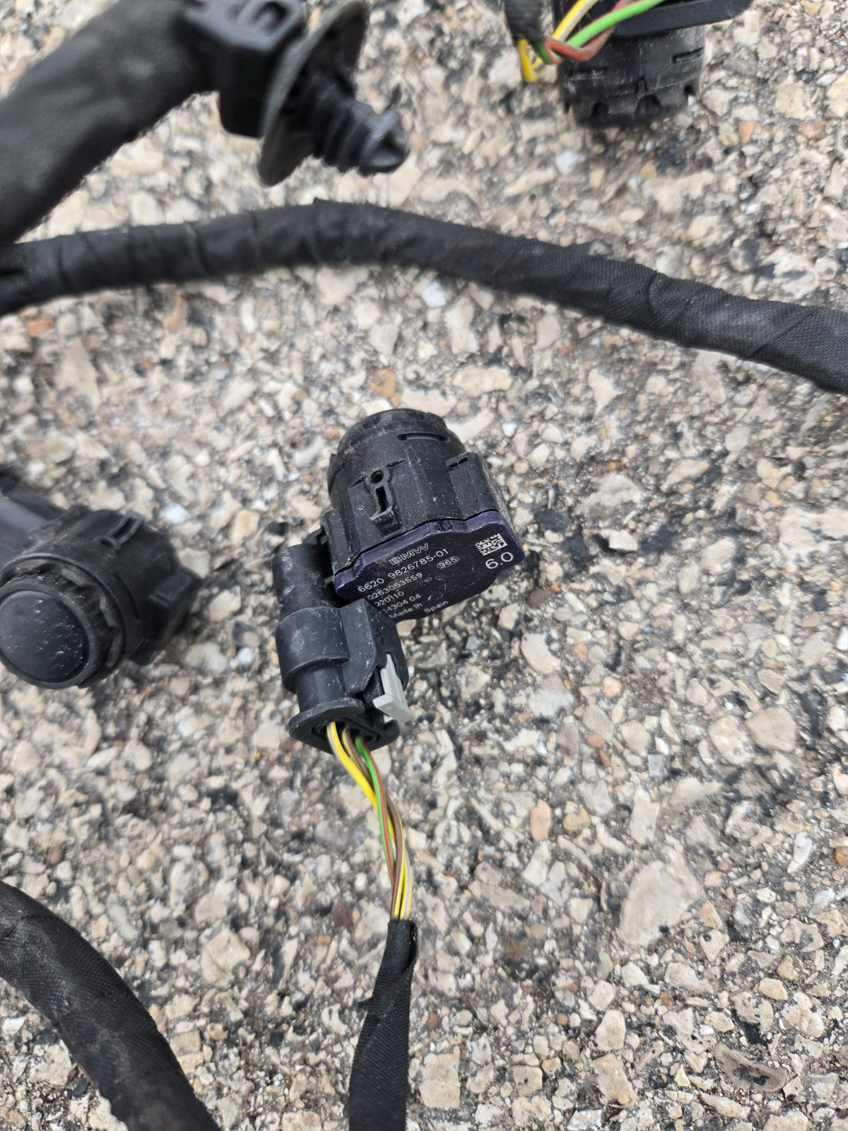 2019-2022 BMW X5 G05 Front Bumper Parking Sensor Harness 8736618 8736616 OEM