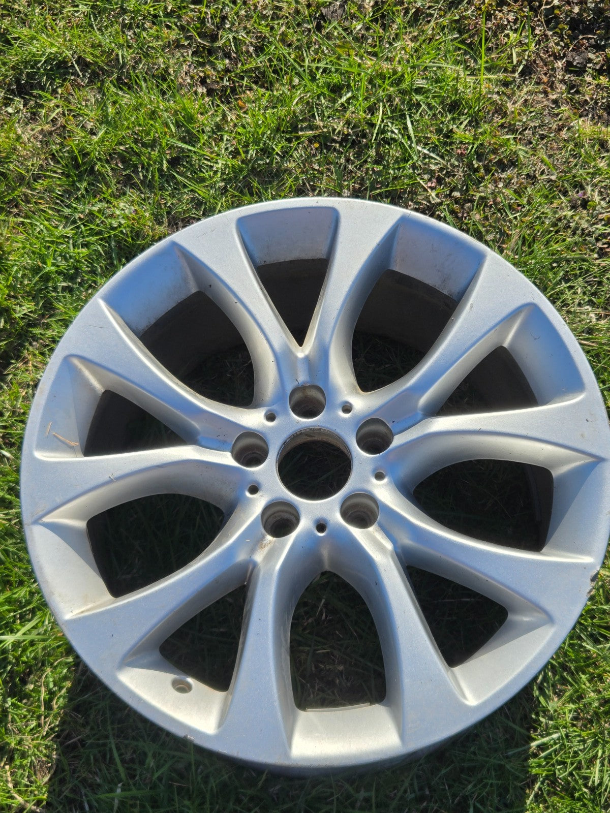 2013-2018 BMW X5 Wheel Rim Alloy 19"X9'' 5 Spoke V Wide Spoke OEM 6853953