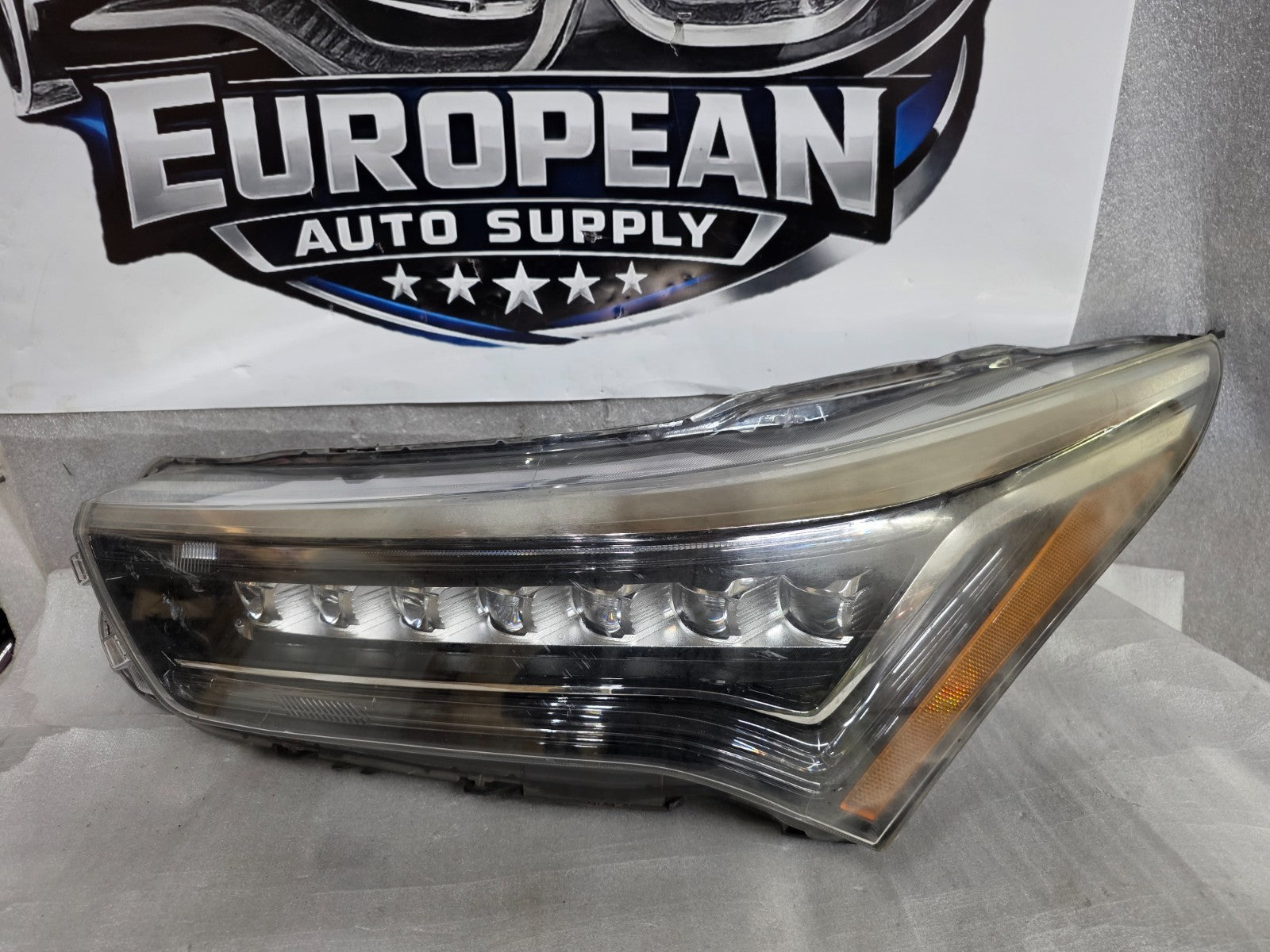2019-2025 ACURA RDX LEFT LH DRIVER FULL LED HEADLIGHT CHROME OEM 33150-TJB-A01