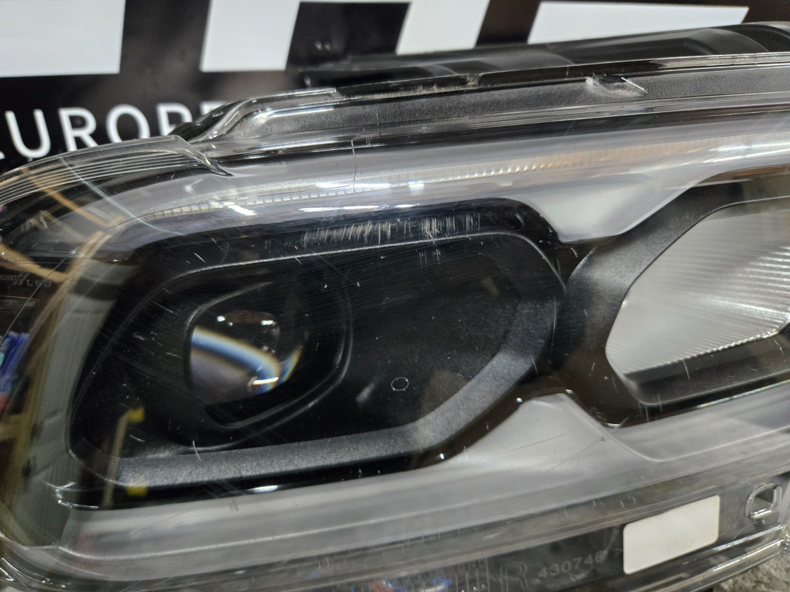 2021-2025 Dodge Durango Premium LED Black Headlight Right Passenger Side OEM