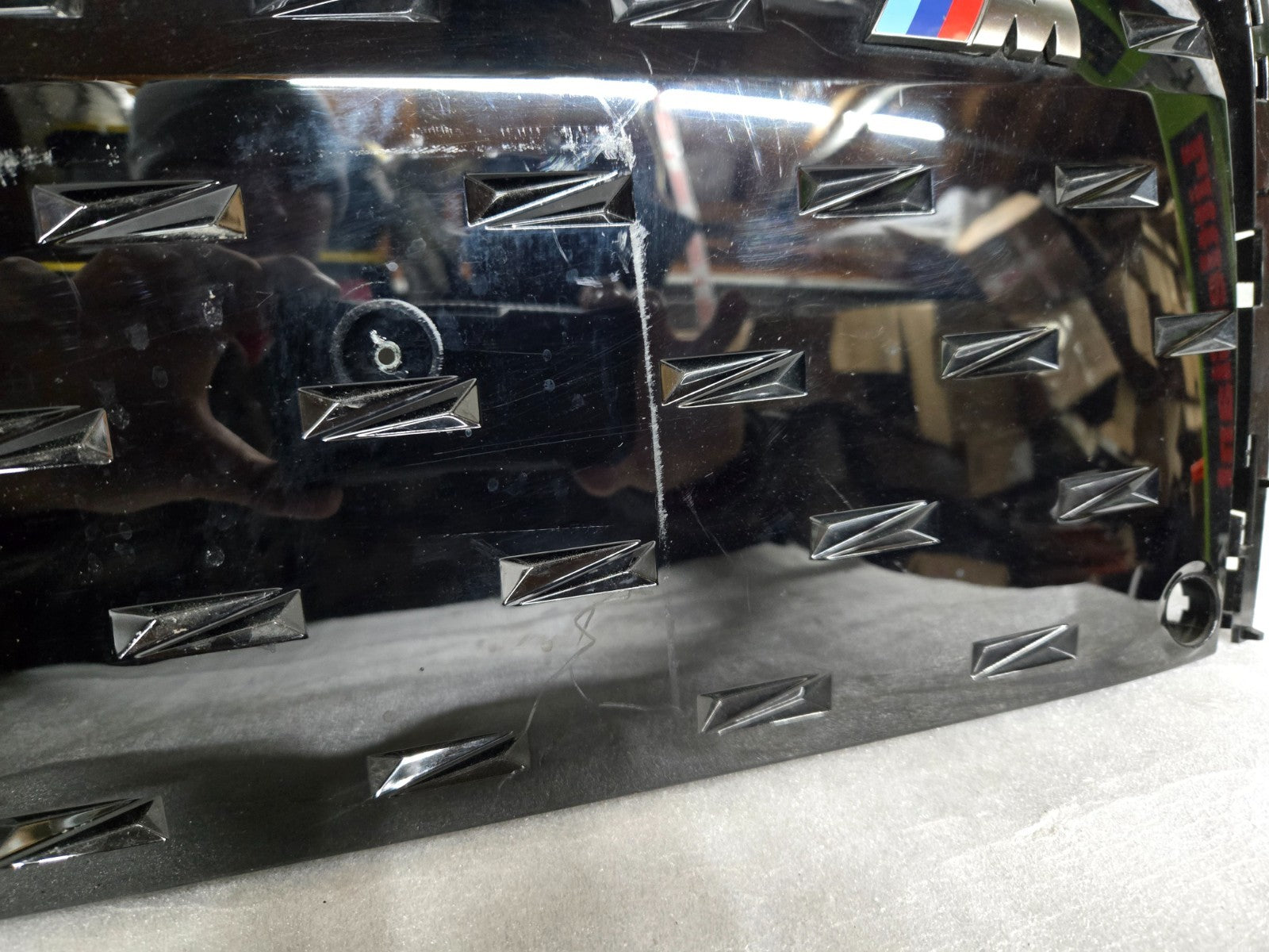 2021 2022 2023 2024 BMW I4 G26 FRONT BUMPER UPPER GRILL M SPORT OEM 5113188013