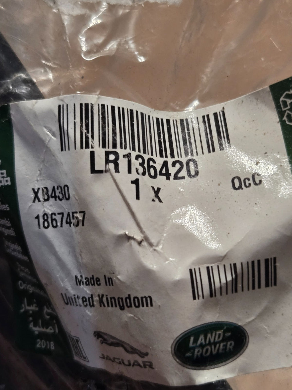 Genuine Land Rover Rear Bracket M Exhaust System Hanger LR136420 NEW OEM