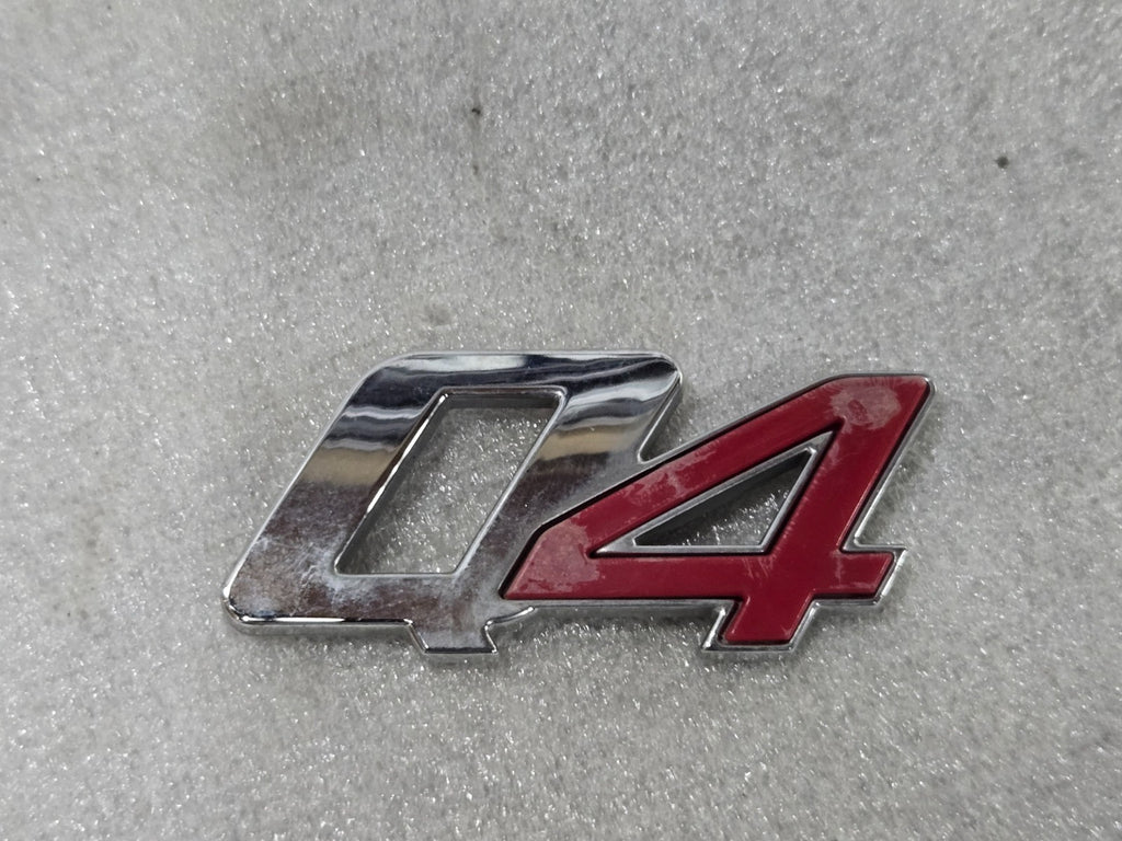 2014-2017 Maserati Ghibli Q4 Rear Lid Badge Emblem Chrome OEM 6700083150 GENUINE