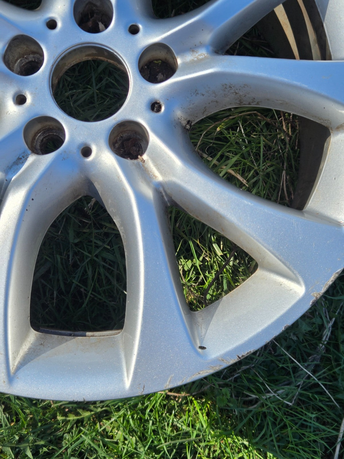 2013-2018 BMW X5 Wheel Rim Alloy 19"X9'' 5 Spoke V Wide Spoke OEM 6853953