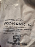 2015 - 2019 Ford Transit Front or Rear Door Emblem Nameplate Chrome 14" New OEM
