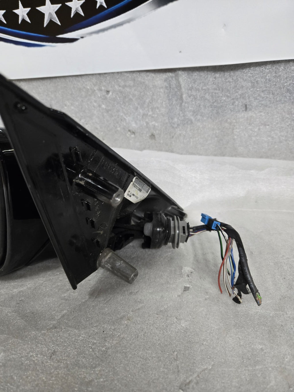 2014‑16 BMW 5 Series F10 Driver Left LH Side View Mirror w/ Camera E1021016 OEM