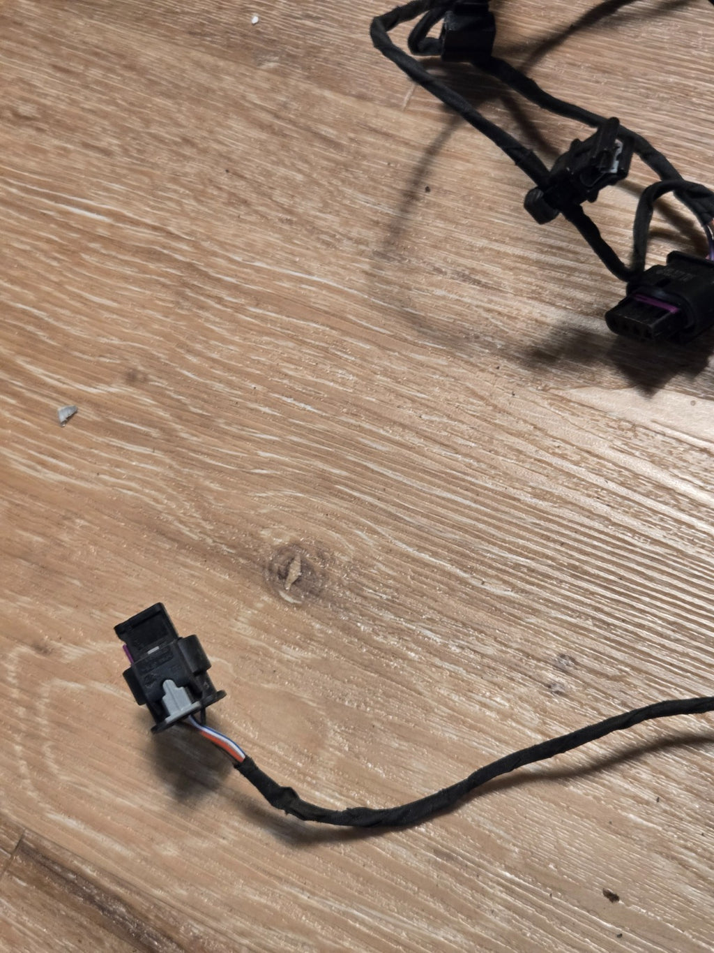 2012-2015 AUDI A6 S6 Rear Bumper Park Assist PDC Sensor Wiring Harness OEM