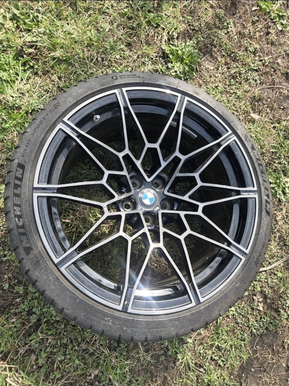 OEM BMW G82 G83 G80 M4 M3 Rear Wheel Rim Style 826M R20x10.5" ET20 Tire Nice M2